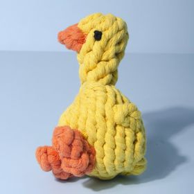 1pc Duck Shaped Pet Knot Toy; plush dog chew toy 1pc Duck Shaped Pet Knot Toy; plush dog chew toy